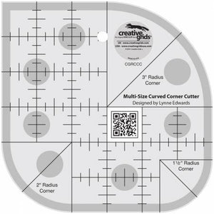 Multi-Size Curved Corner Cutter Creative Grids Ruler