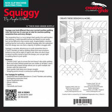 Load image into Gallery viewer, Creative Grids Machine Quilting Tool - Squiggy
