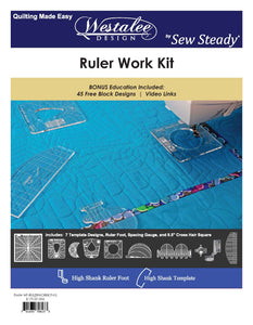 Ruler Work Kit and Janet's Ruler Quilt Design Book