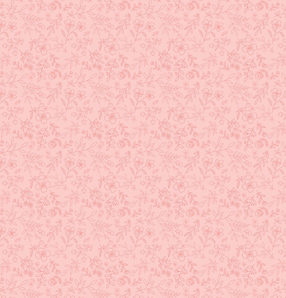 Daisy Mae Sweet Bloom Pink -  1/2 yd