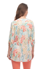 Load image into Gallery viewer, MONET FLORAL PRINT 3/4 SLEEVES BLOUSE
