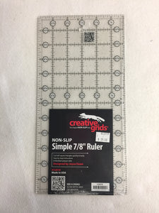 Simple 7/8” Ruler Creative Grids