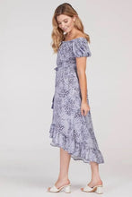 Load image into Gallery viewer, ON-AND-OFF-SHOULDER HIGH LOW HEM DRESS
