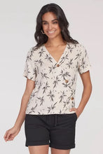 Load image into Gallery viewer, Short Sleeved Crossover Blouse
