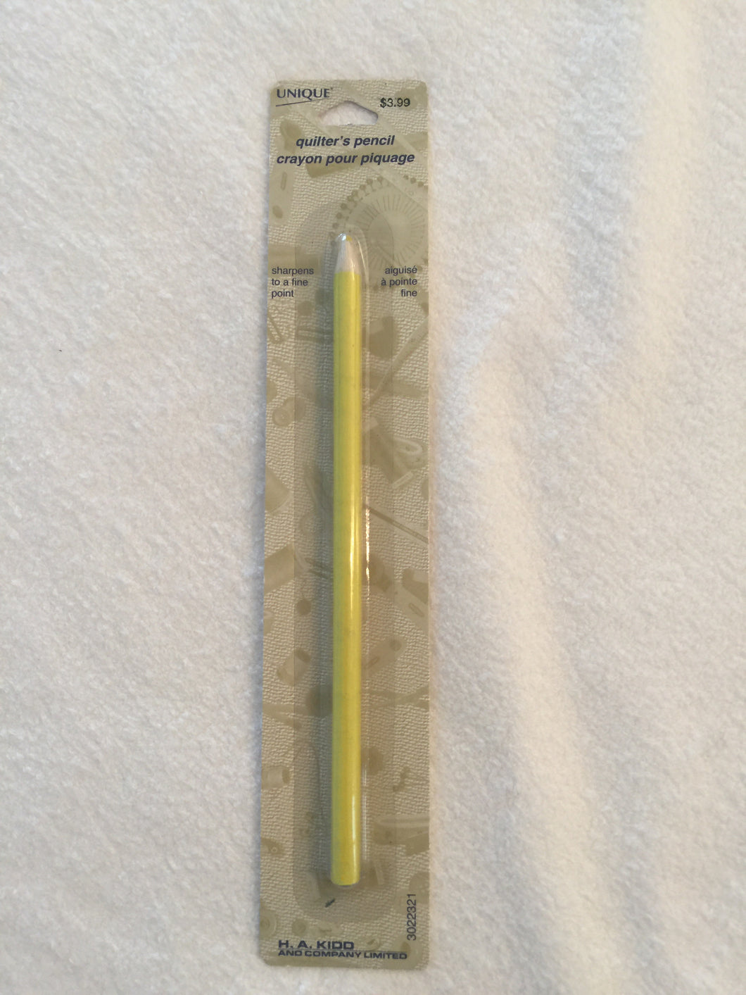 Quilter’s Pencil - yellow